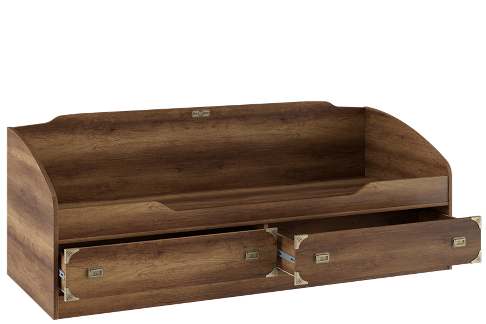 Навигатор Кровать с 2-мя ящиками 80х200 Дуб каньон 