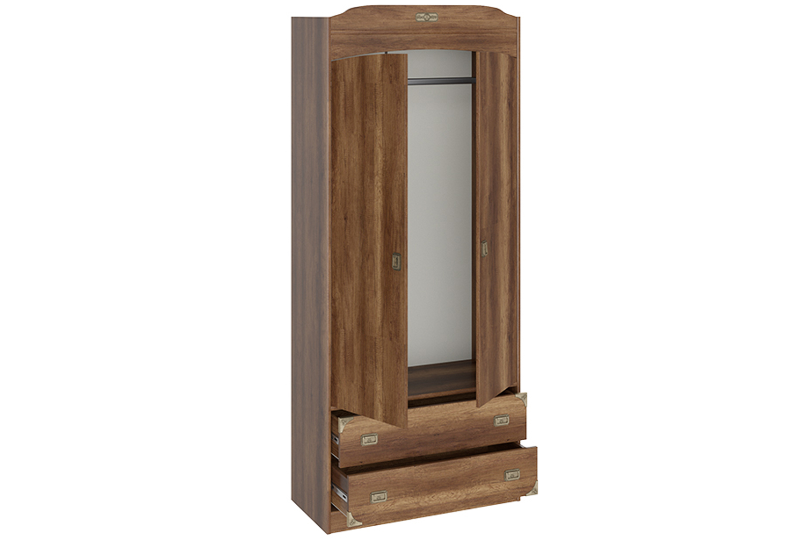 Навигатор Шкаф комбинированный для одежды с иллюминатором Дуб каньон