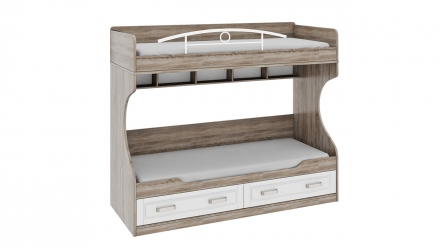 Двухъярусная кровать (без лестницы) «Прованс»