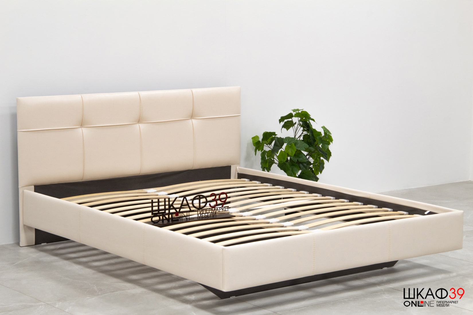 Элис Кровать 160 тип 1 с орт. осн. Светлая