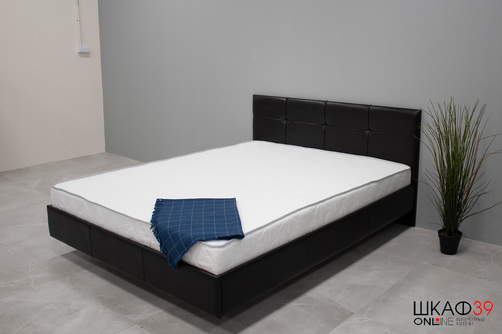 Элис Кровать 160 тип 1 (Темная) основание ламели