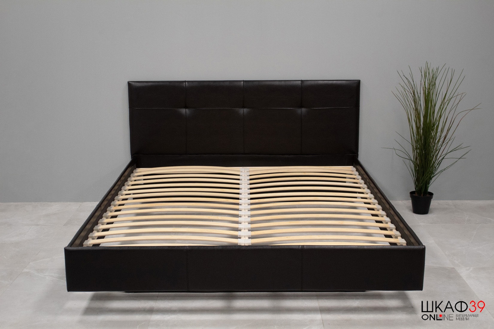 Элис Кровать 160 тип 1 (Темная) основание ламели