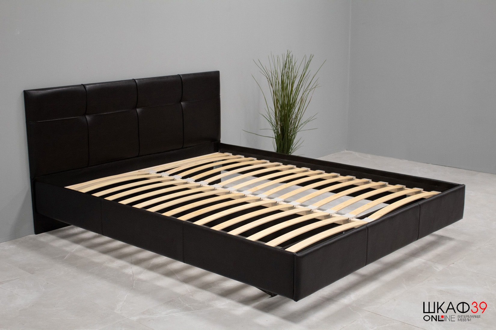 Элис Кровать 160 тип 1 (Темная) основание ламели