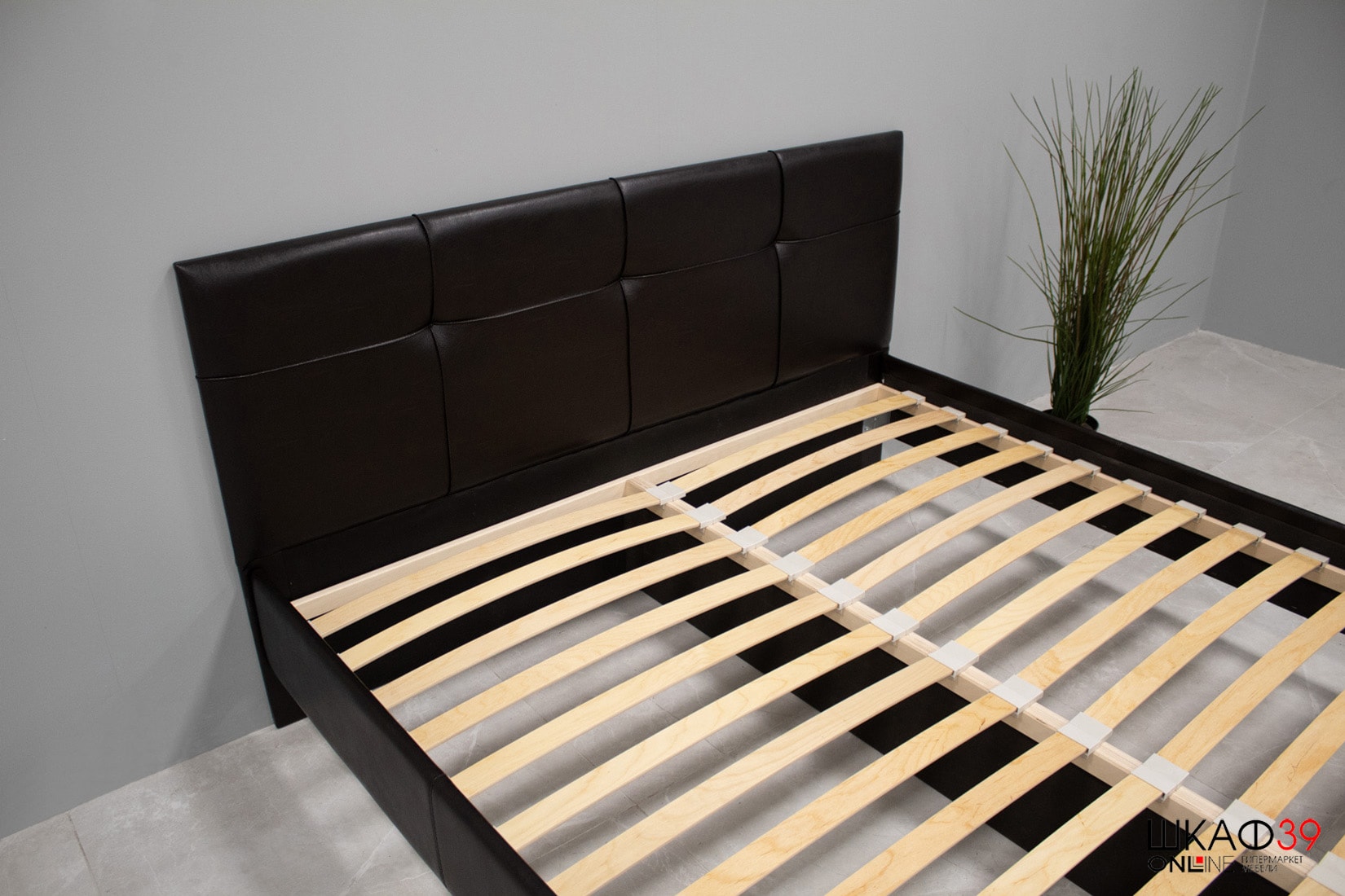 Элис Кровать 160 тип 1 (Темная) основание ламели