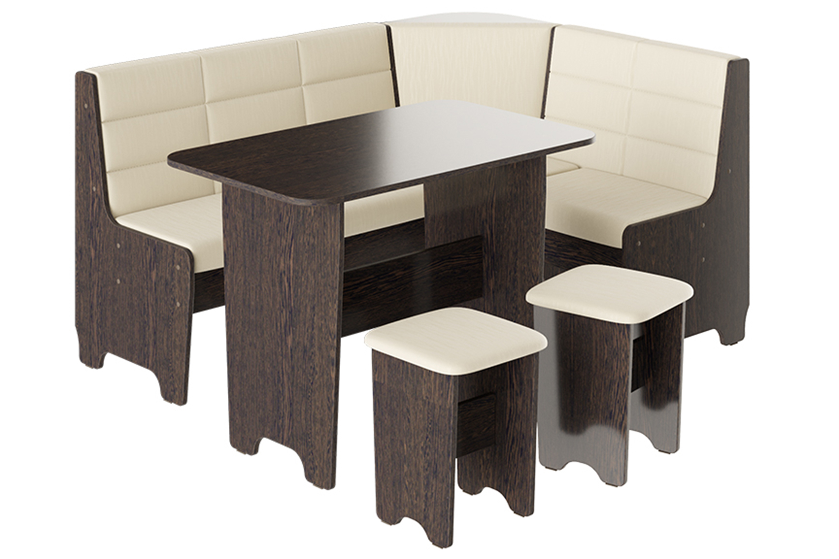 Техас Исп.2 Кухонный уголок Венге/Кашемир крем