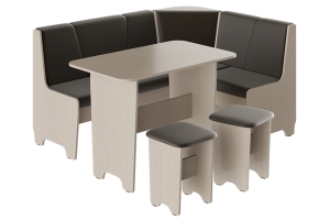 Техас Исп.1 Кухонный уголок (Дуб белфорт/Белый)