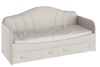 Кровать с мягкой спинкой и ящиками «Сабрина» (900) Ткань Кашемир Бежевый