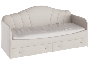 Кровать с мягкой спинкой и ящиками «Сабрина» (900) Ткань Кашемир Бежевый