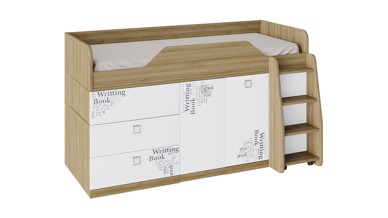 Кровать комбинированная «Оксфорд»