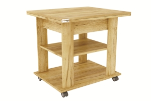 Консул -1(н) Стол журнальный (раскладной) Дуб крафт золотой