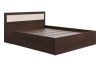 Рэд-1 Кровать 160х200 с ЛДСП настилом с ящиками Венге/белфорт Жаклин