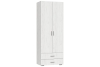 Рэд-1 Шкаф 2 ств комби Крафт белый