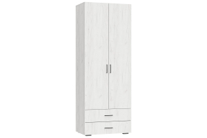 Рэд-1 Шкаф 2 ств комби Крафт белый