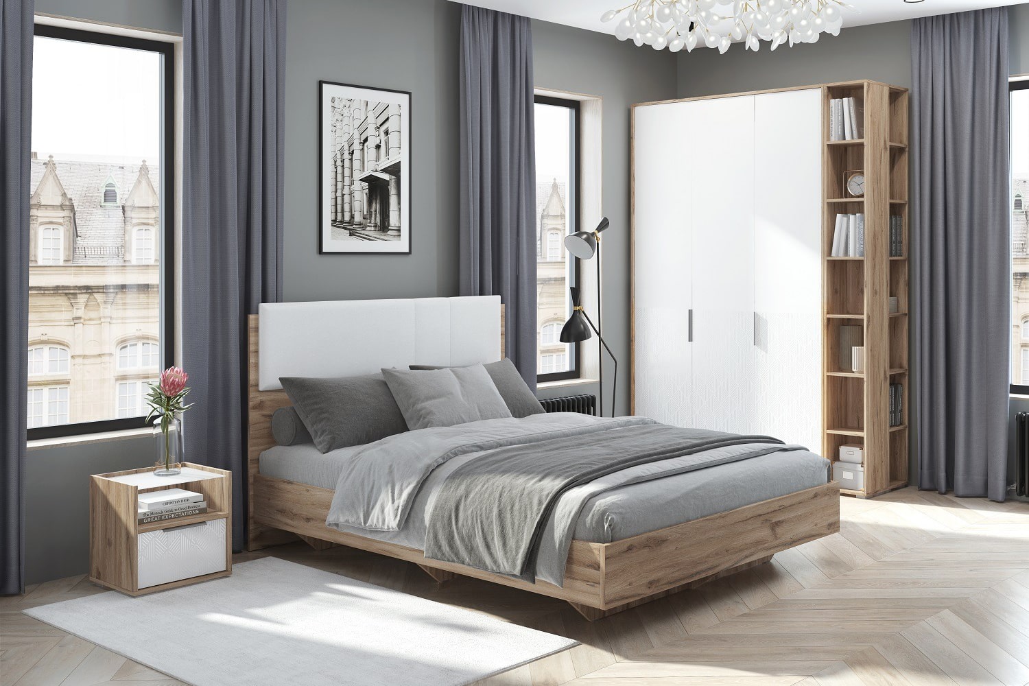 Тумба прикроватная Николь 2