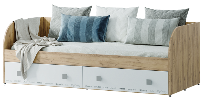 Кровать с реечным настилом Тренд КР-01 Light 80х186