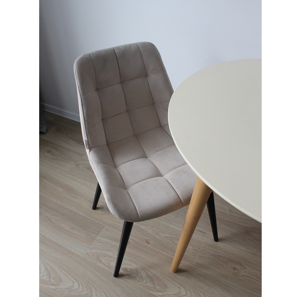 Ронда Мини 100 Стол обеденный круглый натуральный/слоновая кость