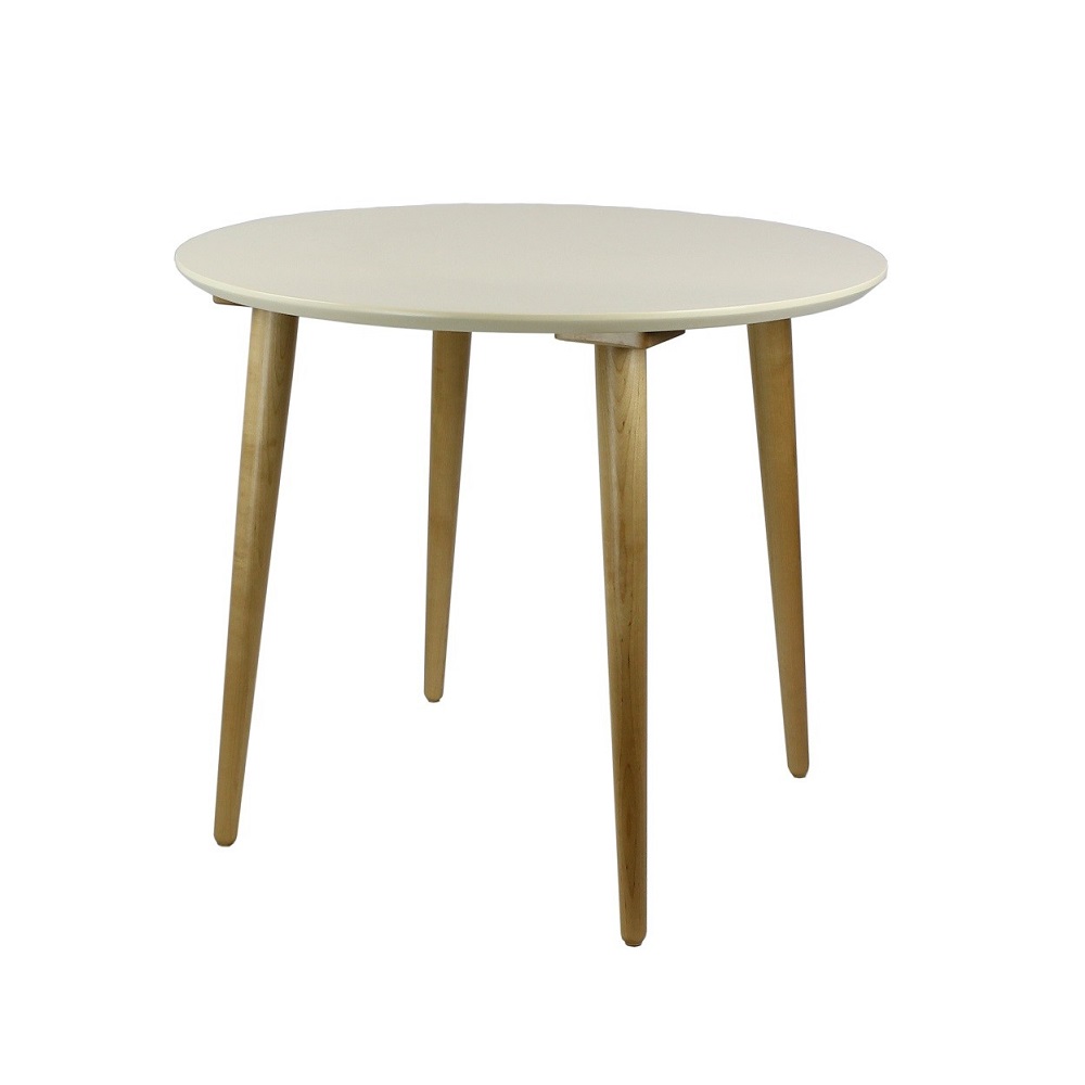 Ронда Мини 90 Стол обеденный круглый натуральный/слоновая кость