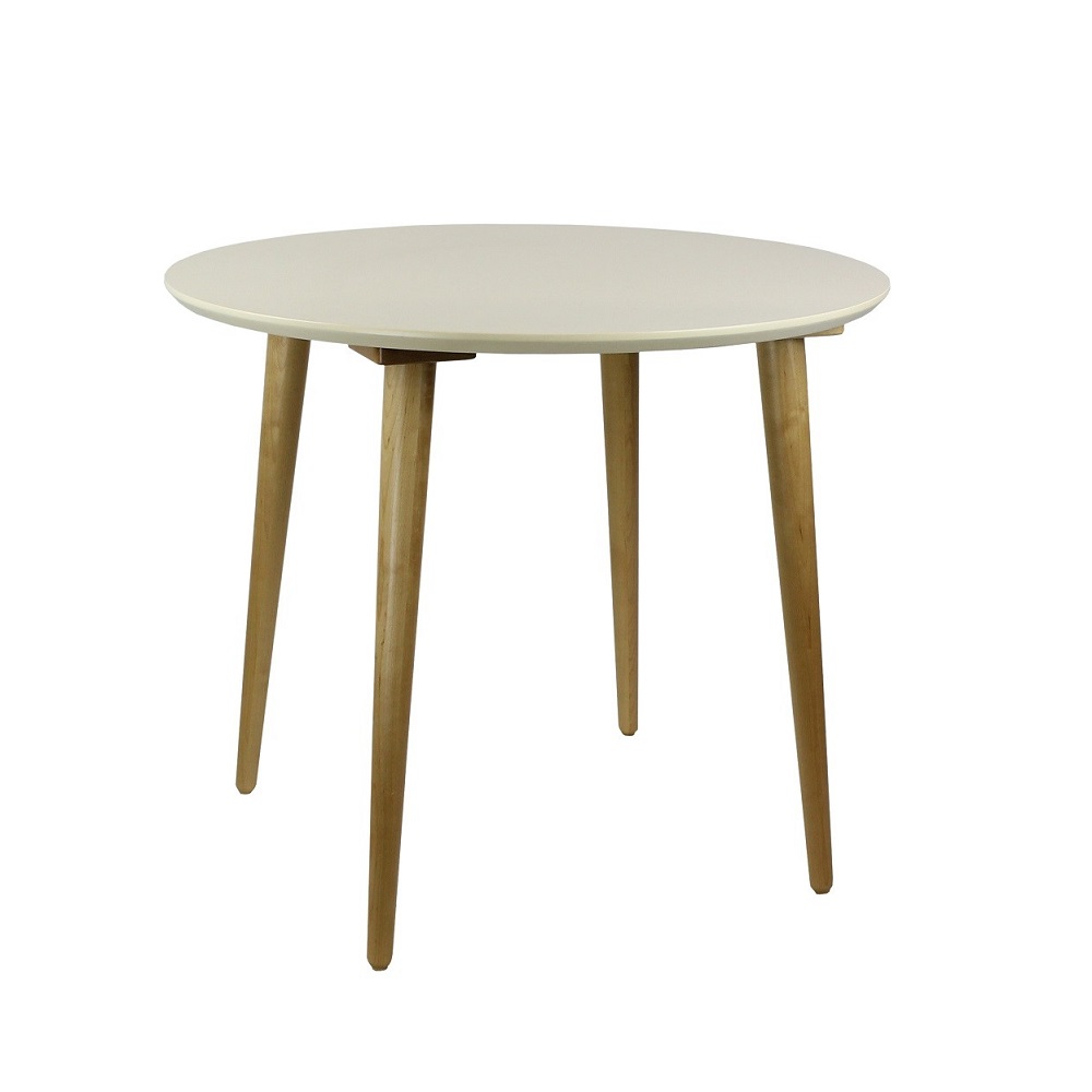 Ронда Мини 90 Стол обеденный круглый натуральный/слоновая кость