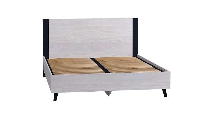 Кровать с ортопедическим основанием (дерево) Tilda 160х200, ясень