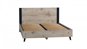 Кровать с ортопедическим основанием (металл) Tilda 160х200, гаскон пайн