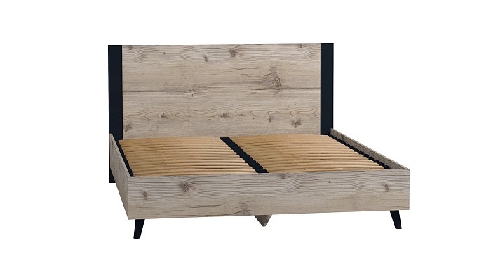 Кровать с ортопедическим основанием (дерево) Tilda 160х200, гаскон пайн