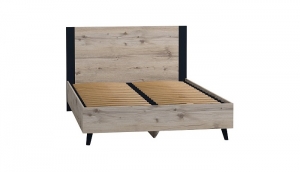 Кровать с ортопедическим основанием (дерево) Tilda 140х200, гаскон пайн