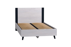 Кровать с ортопедическим основанием (металл) Tilda 120х200, ясень