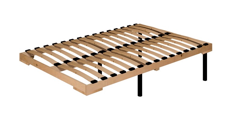 Кровать с ортопедическим основанием (дерево) Tilda 120х200, ясень