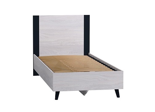 Кровать с ортопедическим основанием (дерево) Tilda 90х200, ясень