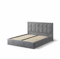 Белла Кровать с ортопедическим основанием 140х200 Серый