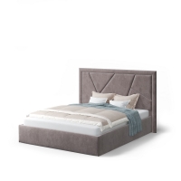 Индиго Кровать с ортопедическим основанием 140х200 Коричневый