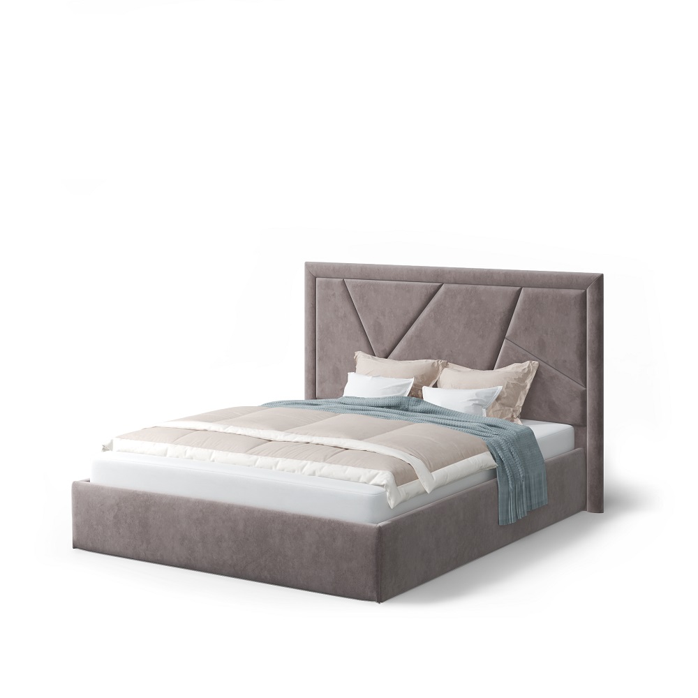 Индиго Кровать с ортопедическим основанием 160х200 Коричневый