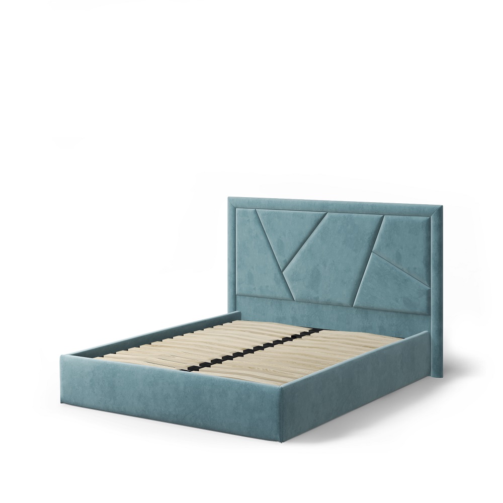 Индиго Кровать с ортопедическим основанием 120х200 Бирюзовый