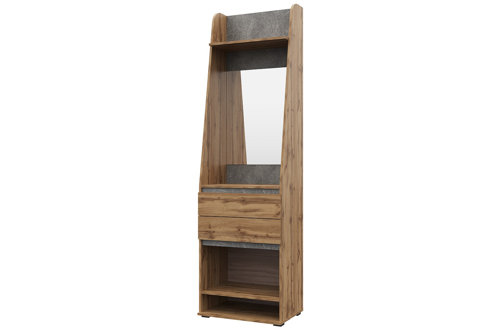 Шкаф в прихожую с зеркалом Мари 3