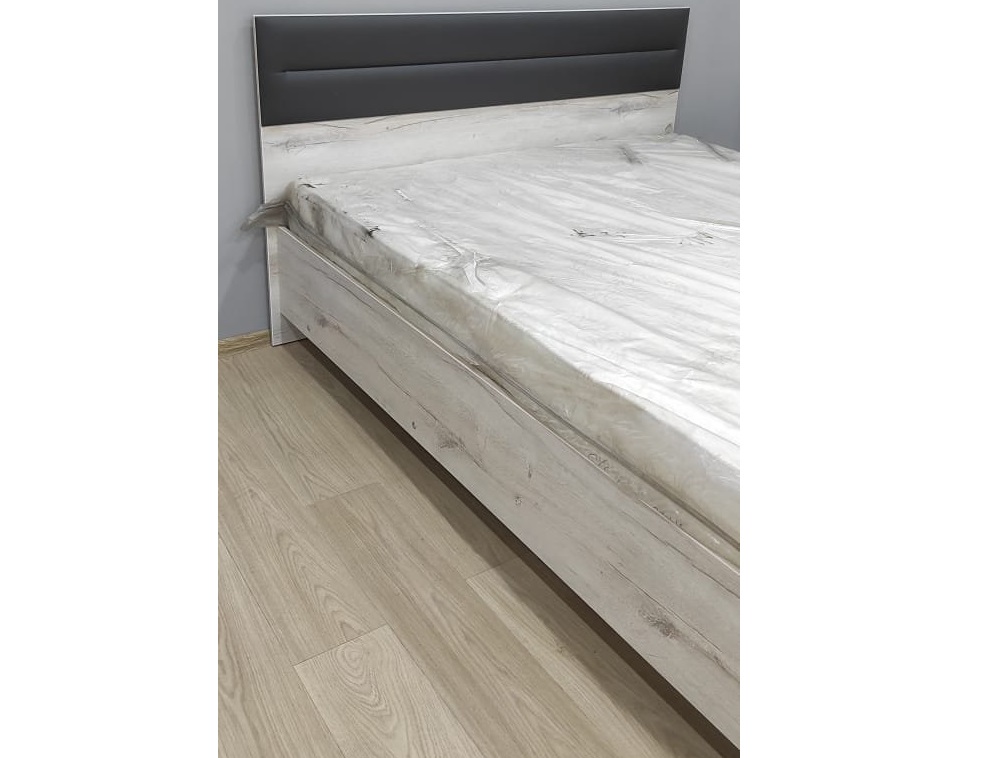 Кровать с подъемным механизмом Neo 308 Люкс 140х200, дуб шавиниган