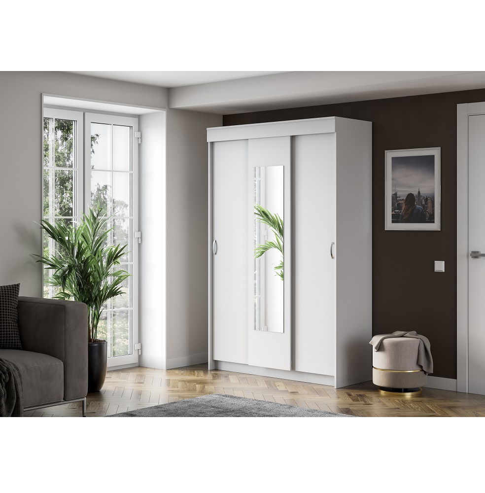 Бассо Шкаф-купе Белый