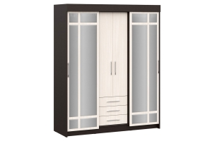 Шкаф-купе Фортуна, венге/дуб белфорд