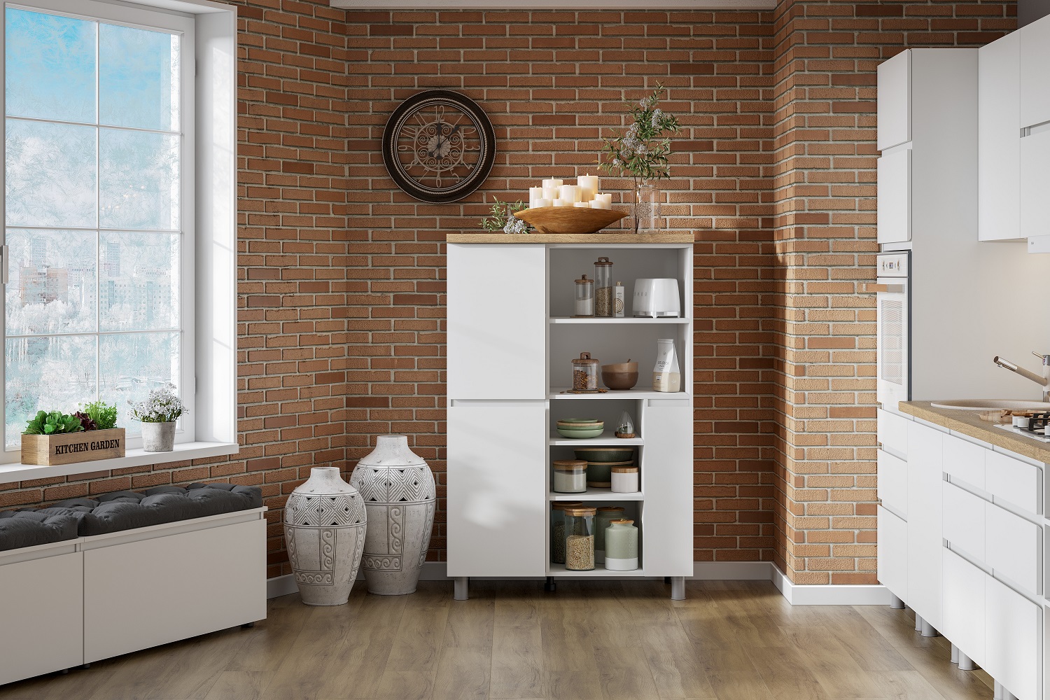 Тумба многофункциональная 10ш1 Одри 2