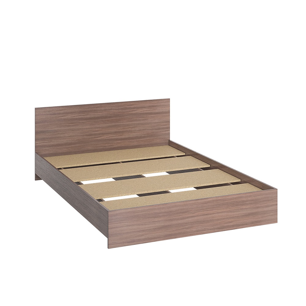 Ронда КР-140 Кровать 140 с основанием ДСП Ясень шимо темный