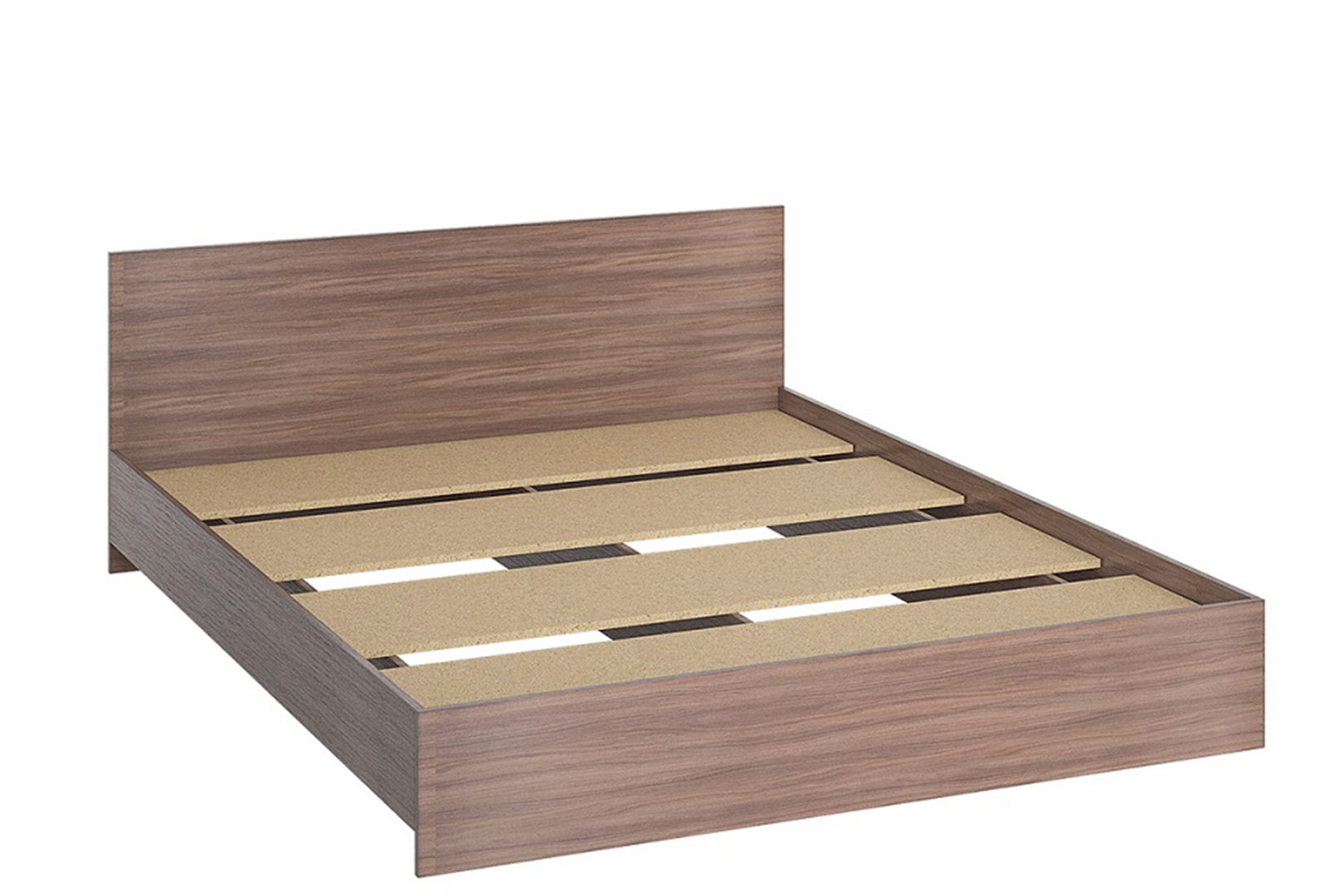 Ронда КР-160 Кровать 160 с основанием ДСП Ясень шимо темный