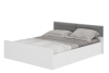Фьюжн КР-18 Кровать 160 с реечным настилом Белый