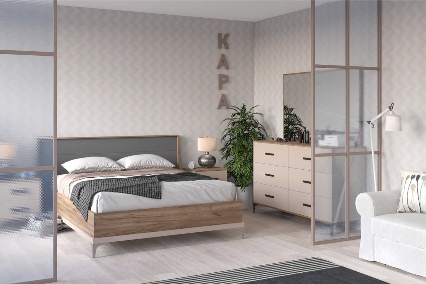 Зеркало настенное Кара 5