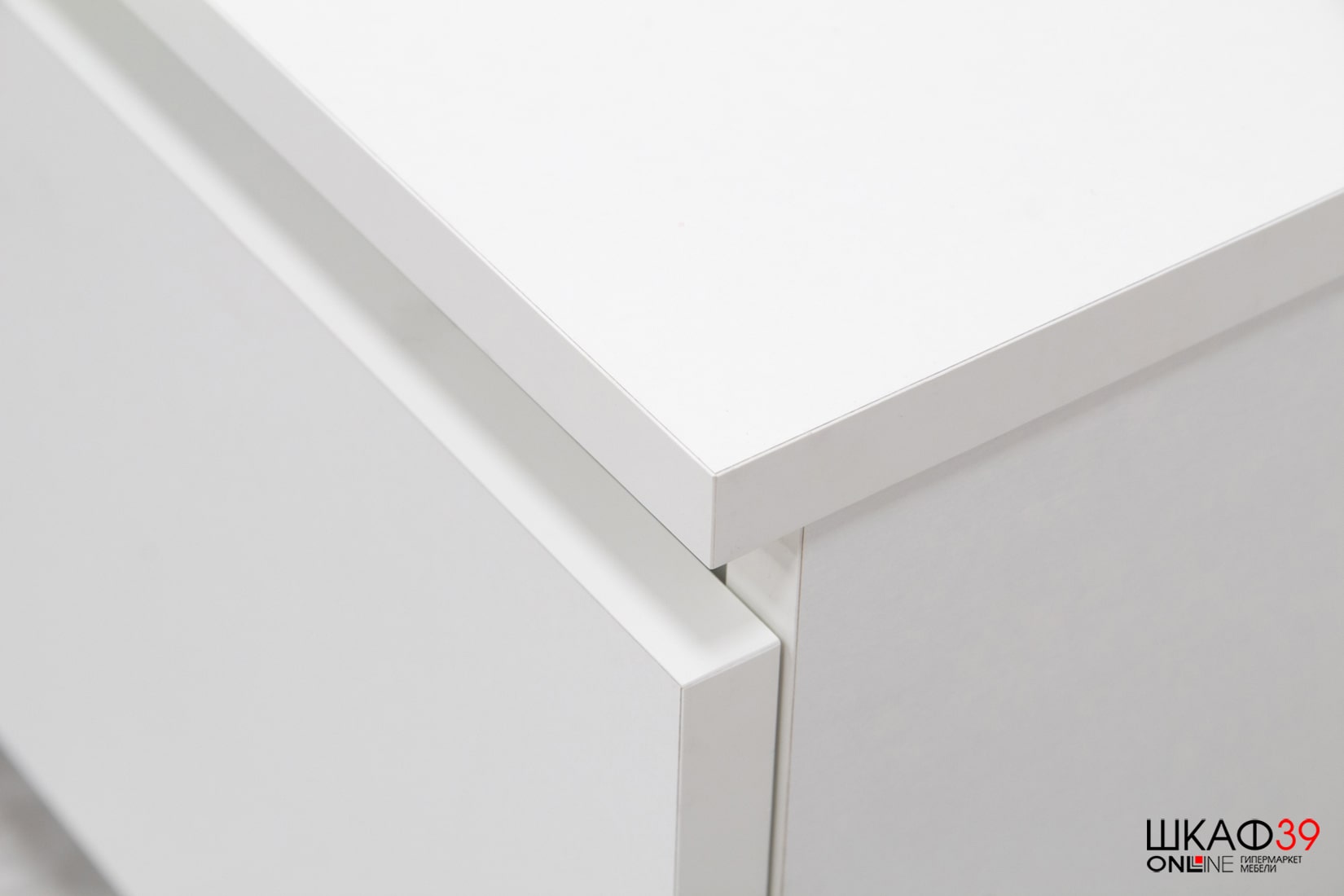 Челси Тумба прикроватная (Белый глянец холодный, белый)