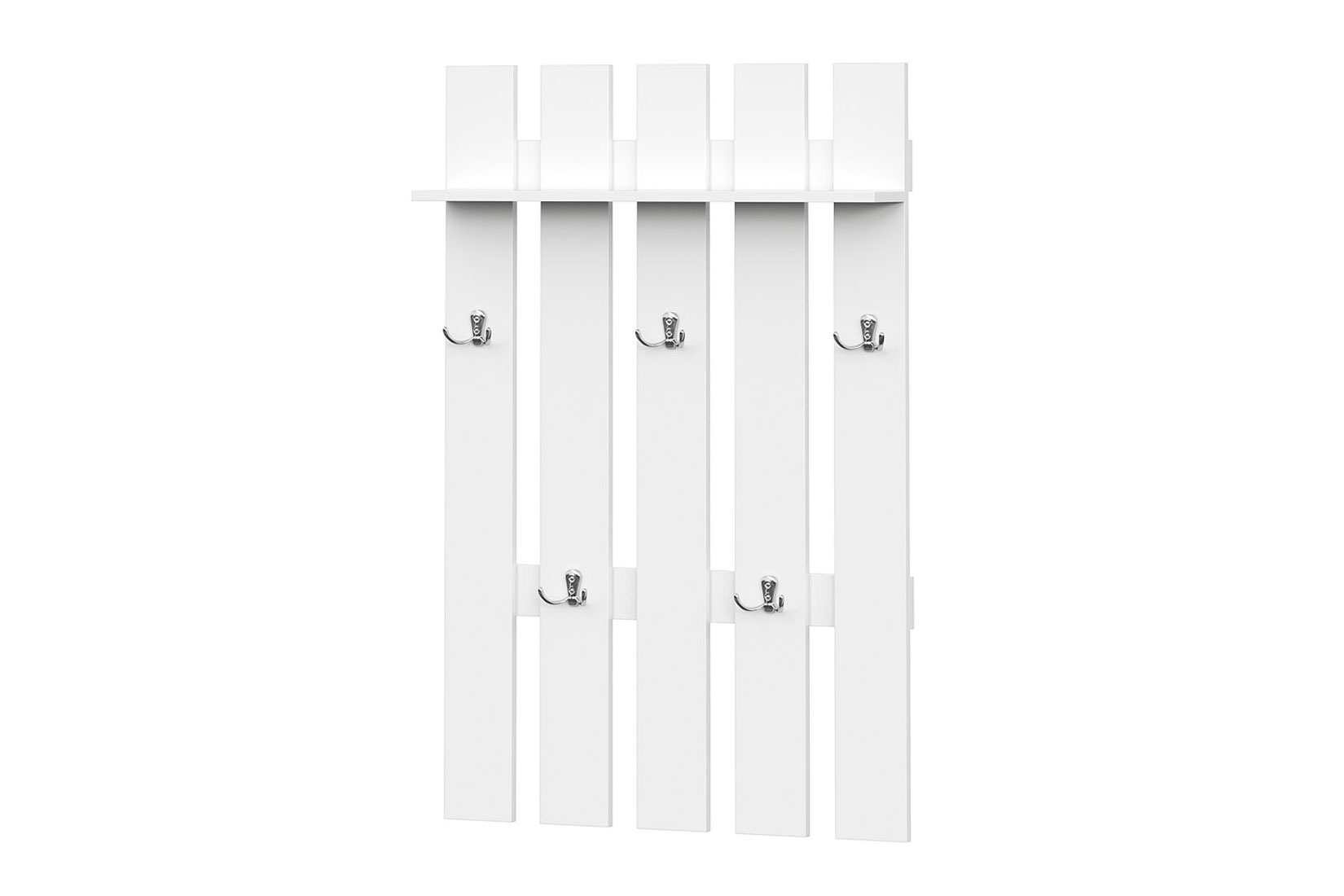 Вешалка настенная Айден ВШ06-800, белый 