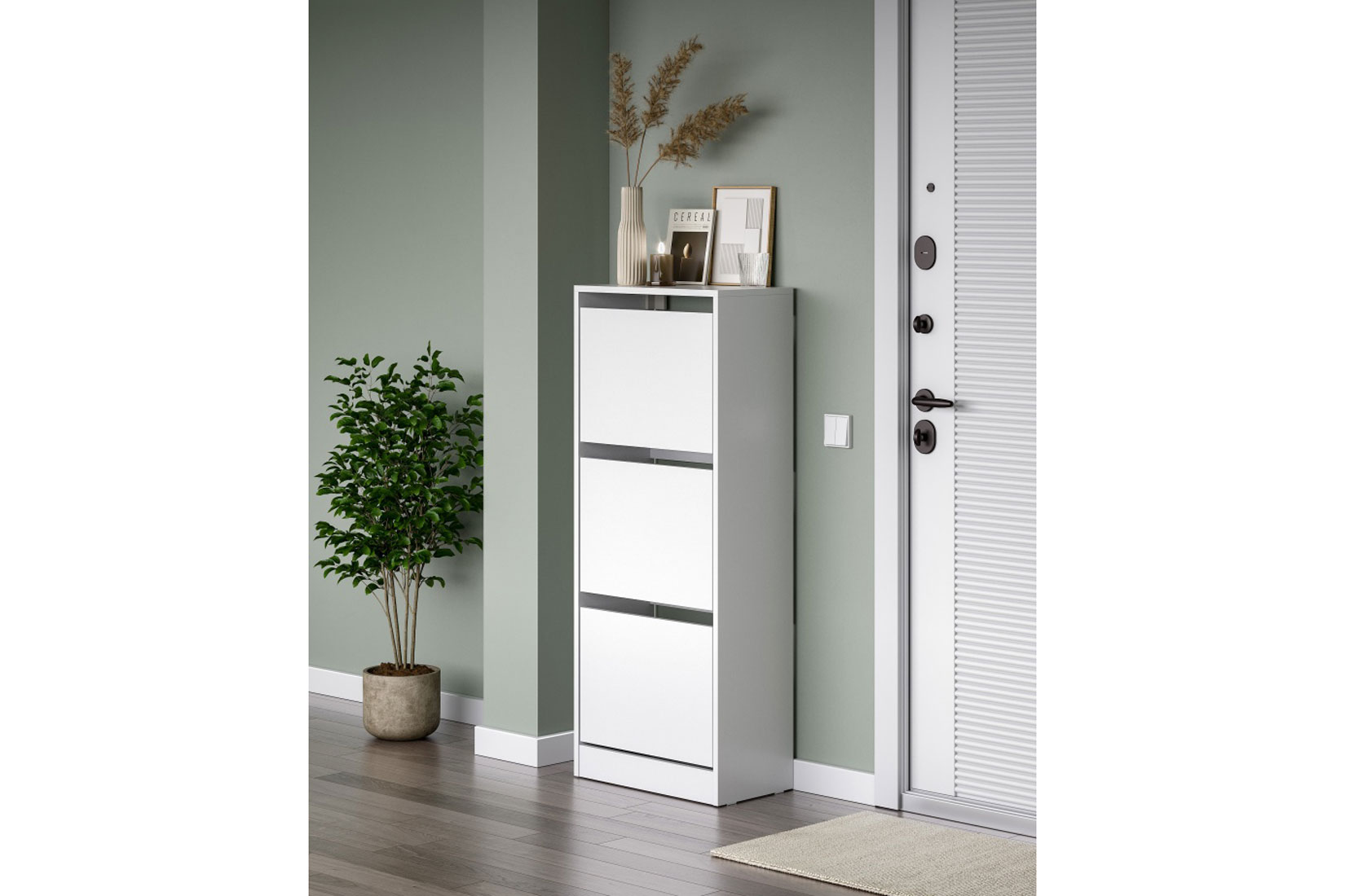 Обувница Айден ОБ06-601, белый