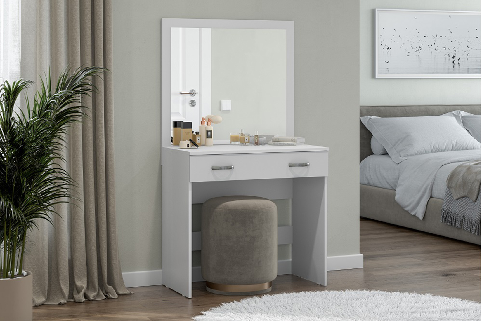 Ронда СТ-01 Стол туалетный Белый