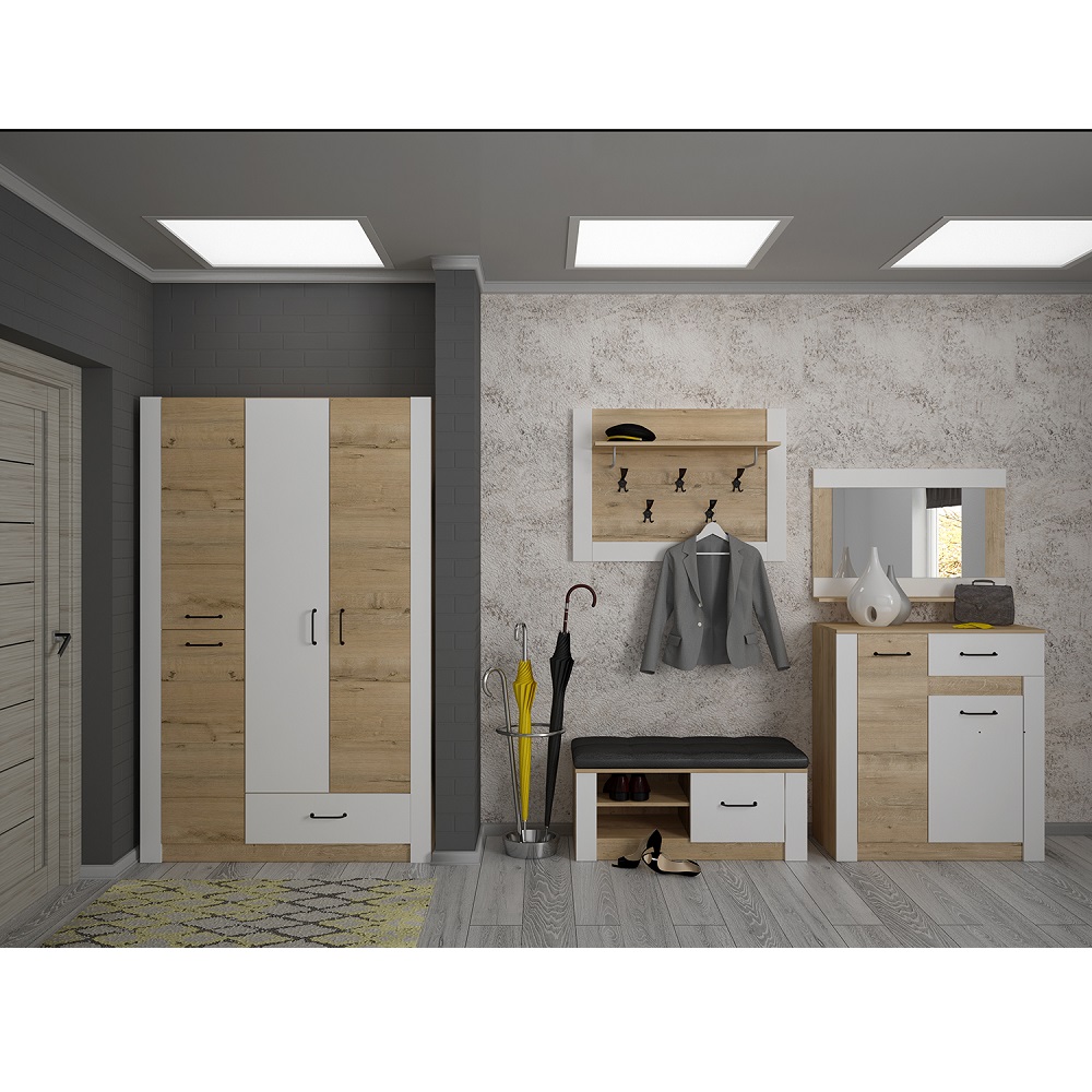 Шкаф трехстворчатый для одежды Ева 5 М2