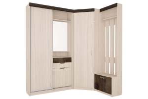 Ева 2 Прихожая Комплект 3 Туя светлая/Туя темная