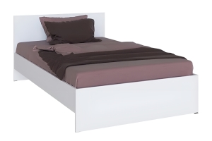 Мэнкс МСКР-1 1,2 Кровать 120 с ДСП основанием Белый