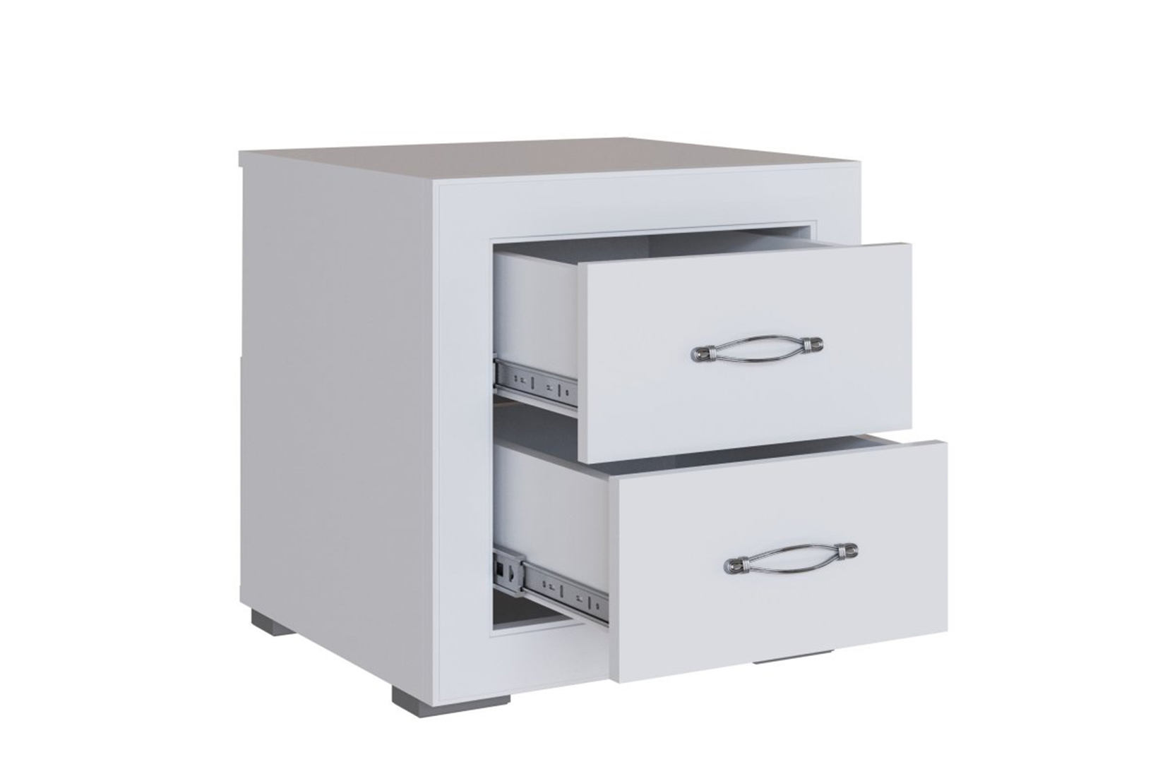 Леньяна Тумба прикроватная Белый